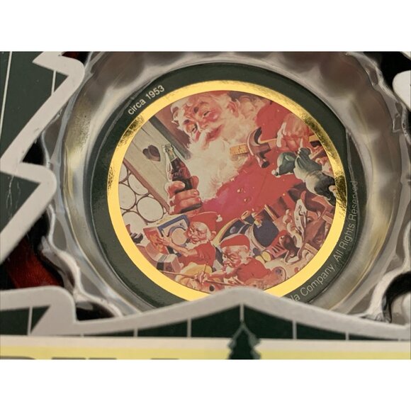 Lot of 6 Coca-Cola Trim A Tree Bottle Cap Ornaments 1990 Vintage Christmas Decor - Picture 5 of 13